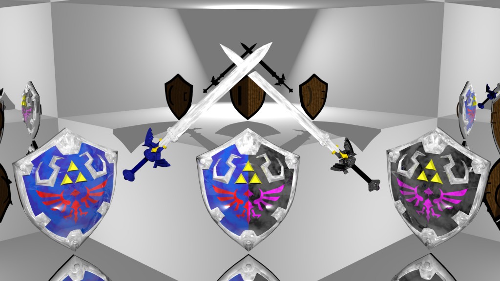 The Master Sword and Hylian Shield from LOZSS preview image 5